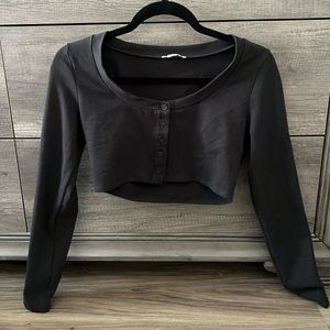NWOT Reformation Long-sleeve Crop Top